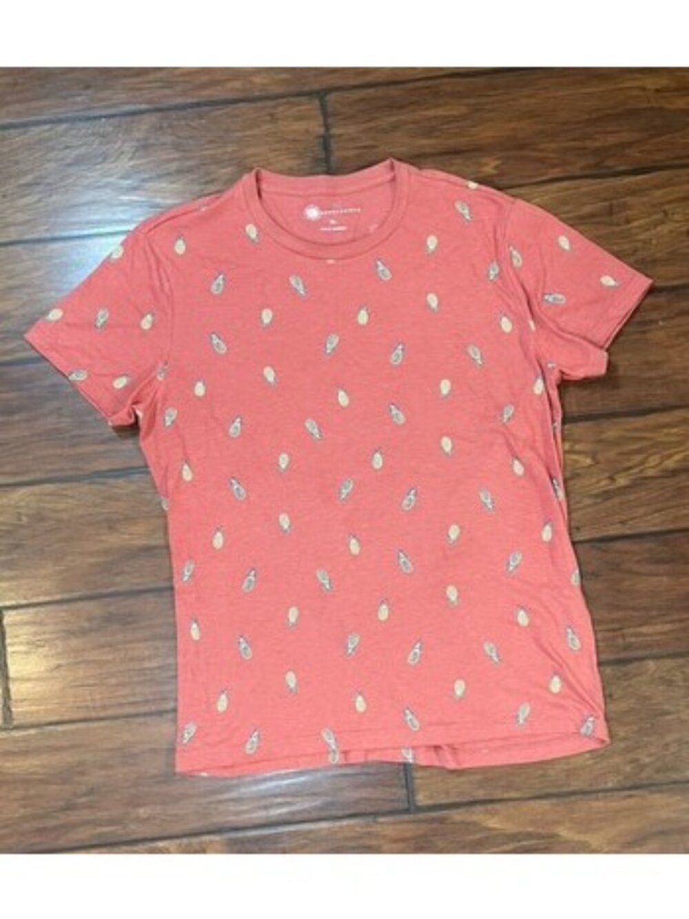 Mens Size XL Aeropostale Graphic T-shirt Pineapple Preppy Coastal Summer Playful